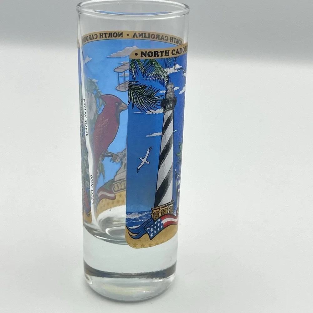 Vintage 2006 North Carolina Souvenir Shot Glass‎ 4